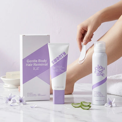 Hair Removal Cream Underarm Leg Intimate Areas Painless Hair Remover Soothing Skin Discomfort Growth Inhibitor Depilatory Cream