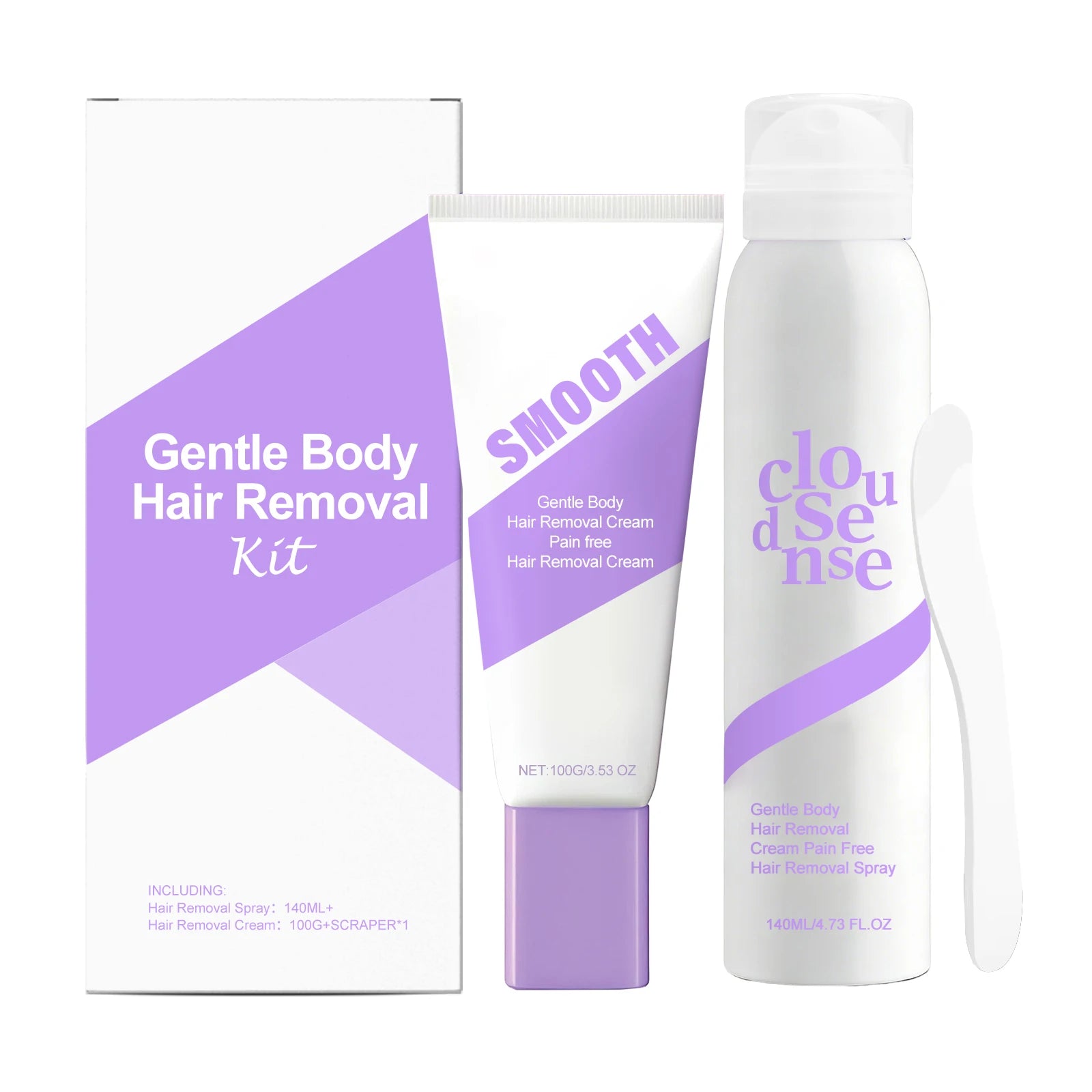 Hair Removal Cream Underarm Leg Intimate Areas Painless Hair Remover Soothing Skin Discomfort Growth Inhibitor Depilatory Cream
