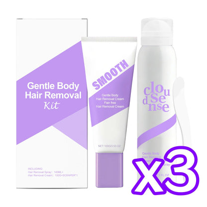 Hair Removal Cream Underarm Leg Intimate Areas Painless Hair Remover Soothing Skin Discomfort Growth Inhibitor Depilatory Cream