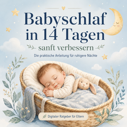 BabySchlaf in 14 Tage - Die Praktische Anleitung für ruhigere Nächte