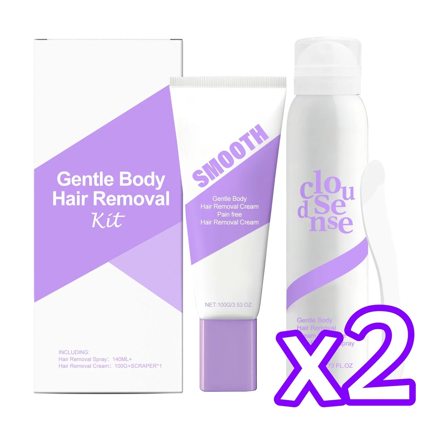 Hair Removal Cream Underarm Leg Intimate Areas Painless Hair Remover Soothing Skin Discomfort Growth Inhibitor Depilatory Cream