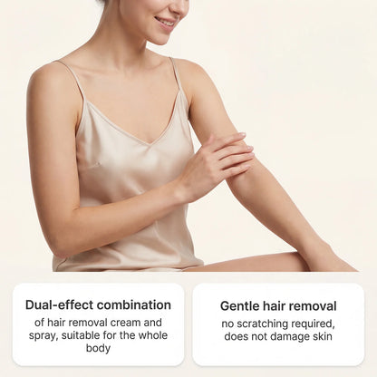 Hair Removal Cream Underarm Leg Intimate Areas Painless Hair Remover Soothing Skin Discomfort Growth Inhibitor Depilatory Cream